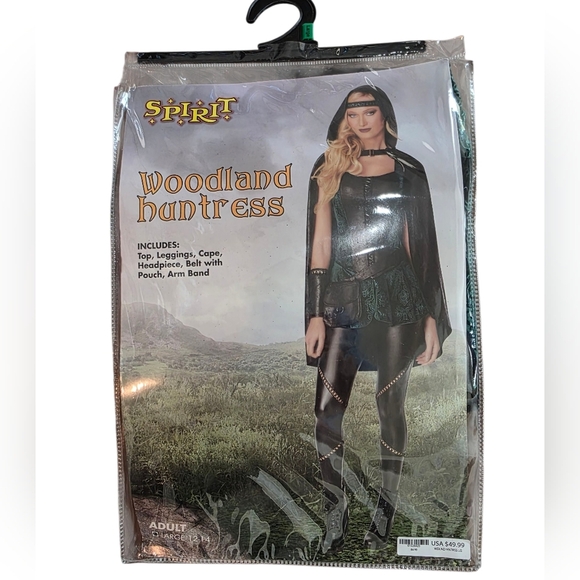 Spirit Halloween Black Leather Faux Pants Adult Costume Sz Large Homecoming NEW - Picture 5 of 6